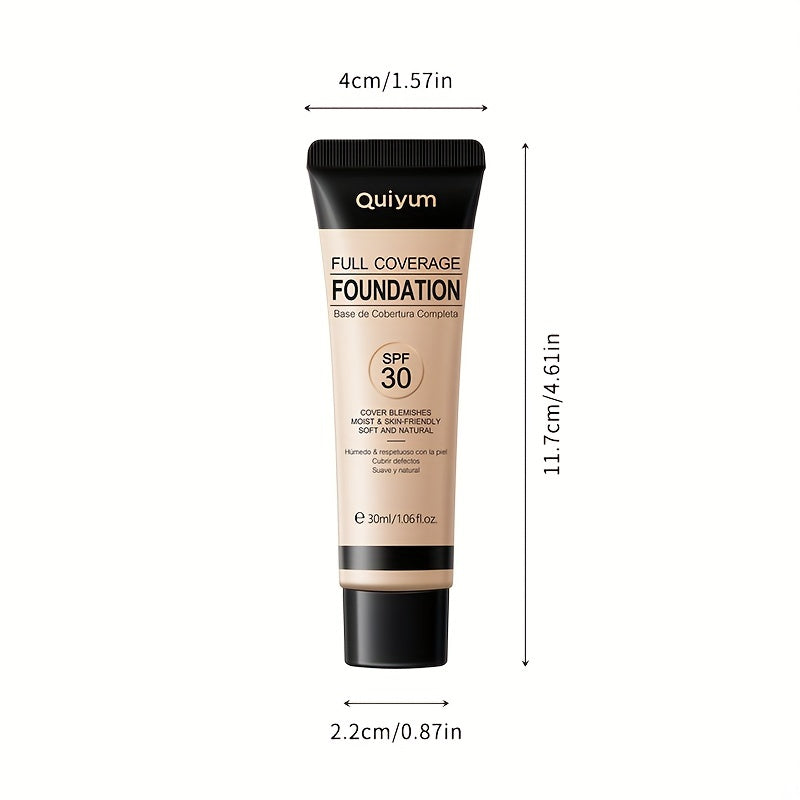 Women Foundation 30ml Full Coverage Matte Oil-Control Concealer