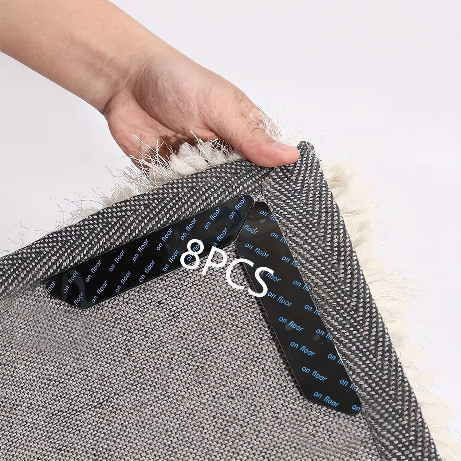 Non-Slip Carpet Tape for Hardwood and Tile Floors Removable Washable Double-Sided Grip