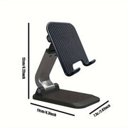 Foldable Metal Phone Stand with 360° Rotation for Phones and Tablets
