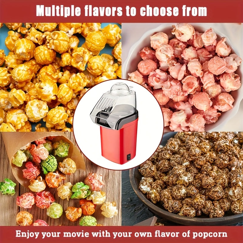 Kompakt GMBIN Popkorn tayyorlagich - Bir tugma bilan boshqarish, tez va teng issiqlik, uy sharoitida foydalanish uchun yengil va portativ. Mustahkam PP materialidan tayyorlangan. Zamonaviy popper dizayni va mustahkam plastmassa