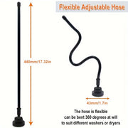 Laundry Washer Door Prop and Plug Set Magnetic Adjustable Plastic