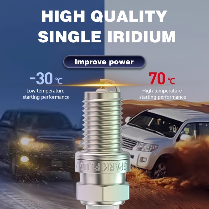 4 Pcs Spark Plugs for Auto Vehicles I-K20 5304 High Performance