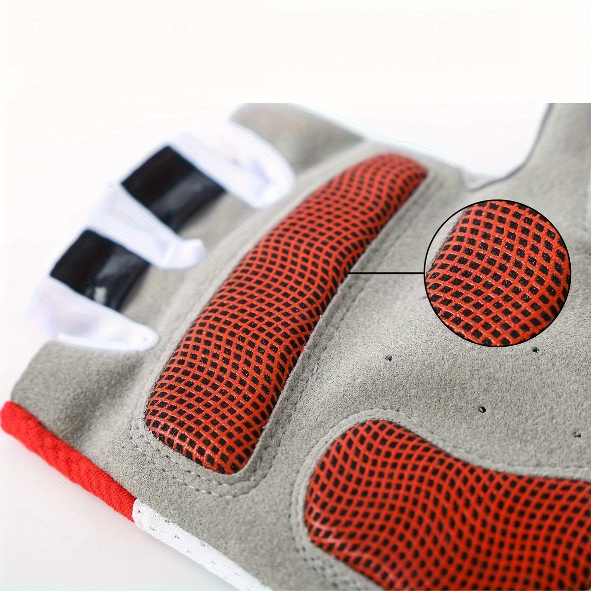 Unisex Breathable Polyester Half-Finger Cycling Gloves with Silicone Palm