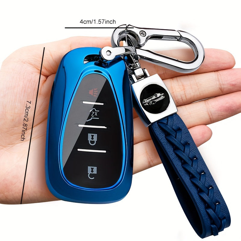 Uniseks charm qo‘llari uchun charm avtomobil kaliti qopqog‘i, chizishga qarshi himoya qopqog‘i