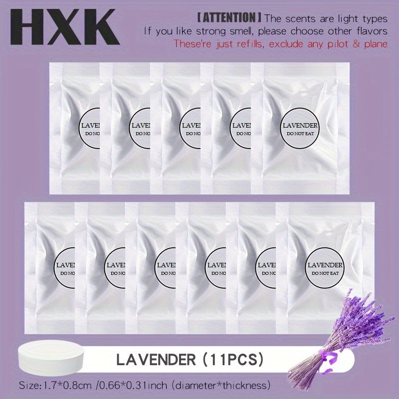 Qattiq avtomobil havo tozalash tabletkalarining almashtirish paketi, konditsioner ventlari uchun