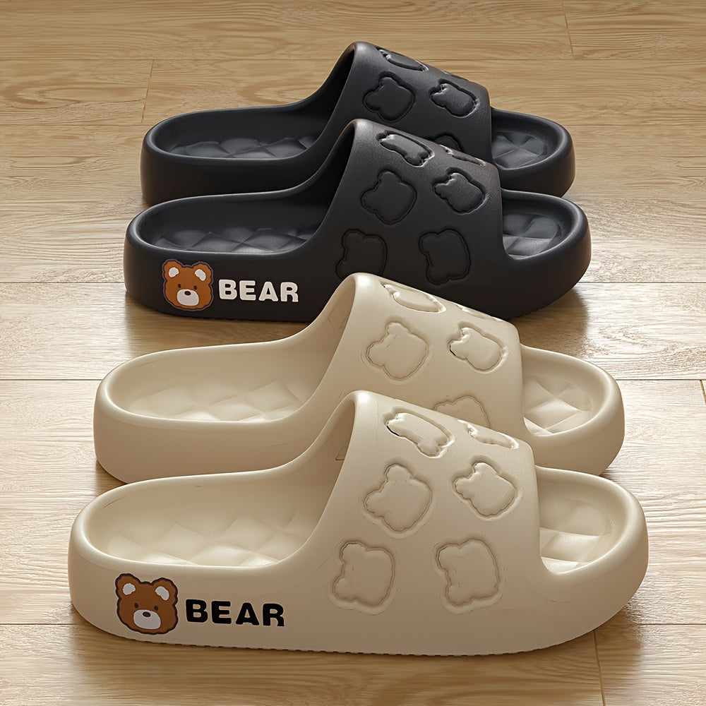 Women's Cartoon Slippers Thickened Indoor Outdoor Slip-On Slides