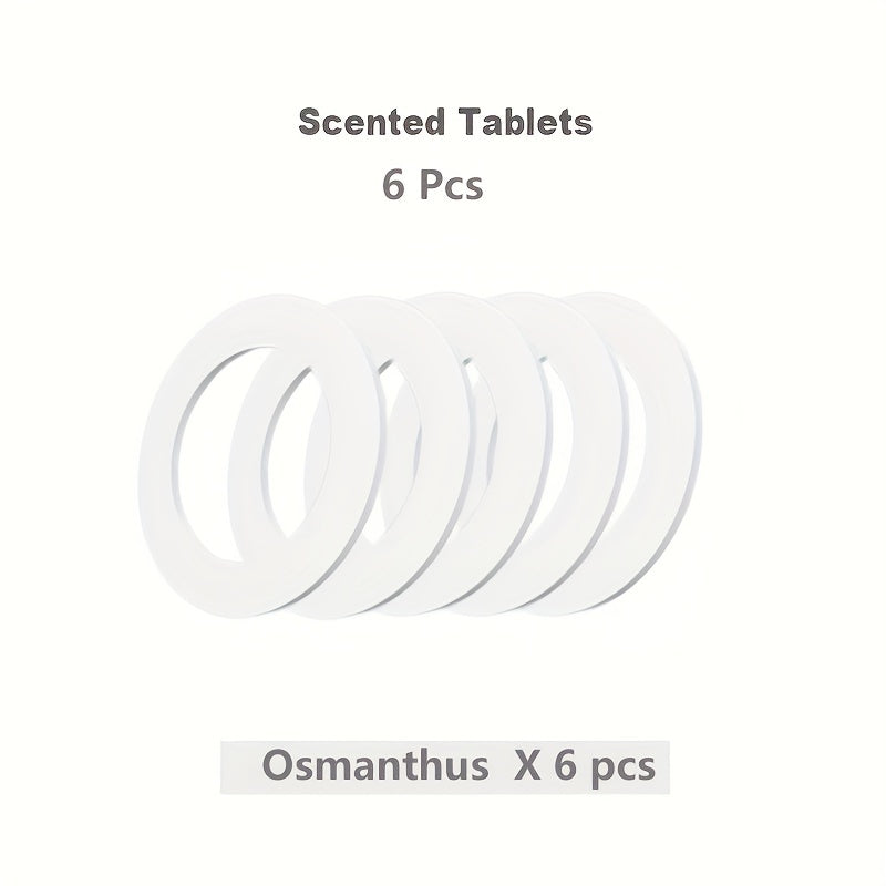 Car Air Freshener Replacement Pads Solid Fragrance Filter 6 Pack