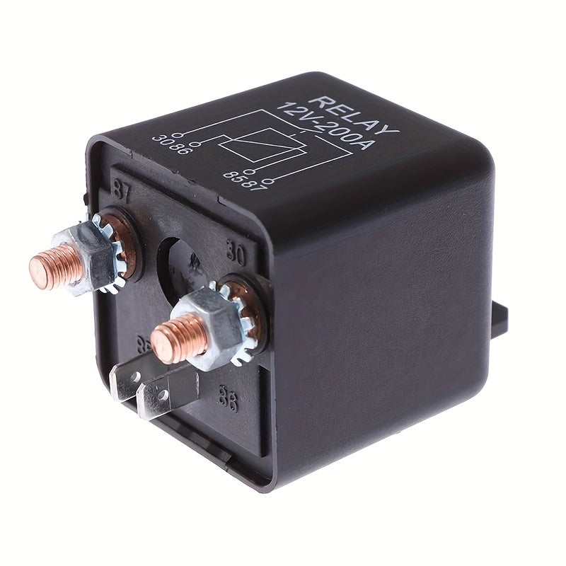 12V 200A Automotive Relay High Current 4 Pin Starter for Cars Trucks