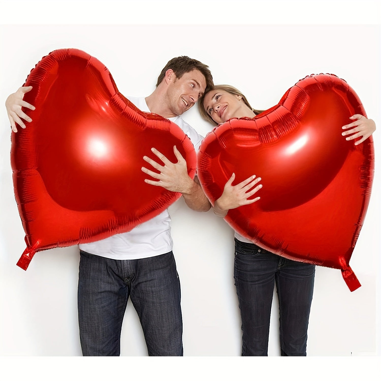 Large Red Heart Balloons for Valentine's Day and Anniversary Parties