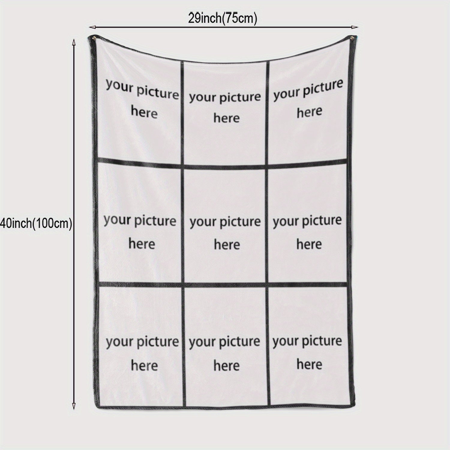 Customizable Photo Flannel Fleece Blanket Personalized Digital Print Throw Cozy Tear-Resistant All-Season