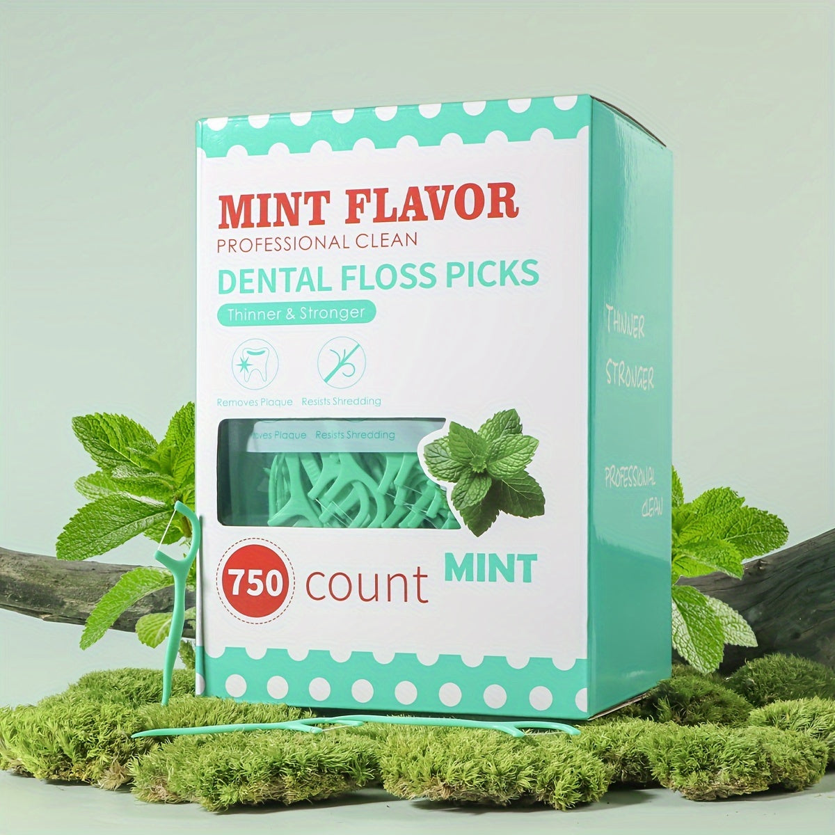 Dental Floss Stick Ultrafine Mint Flavor Dental Floss for Home Use