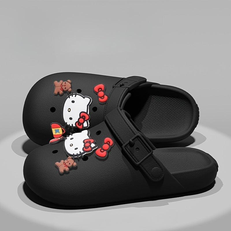 Women's Lightweight EVA Adjustable Sandals Brown Summer Indoor Outdoor Slippers