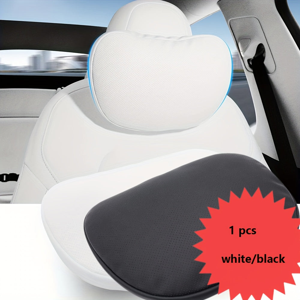 Car Neck Pillow Breathable Memory Foam Ergonomic Adjustable Travel Accessory
