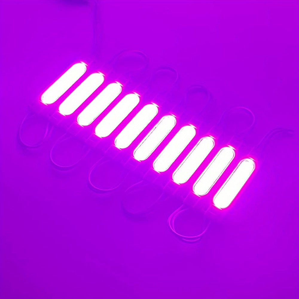 10PCS Módulos de luces LED COB para camión y coche DC12V 24V luces de advertencia laterales