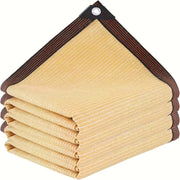 Waterproof Outdoor Sunshade Awning for Patio Garden Balcony Railing Protection Yellow