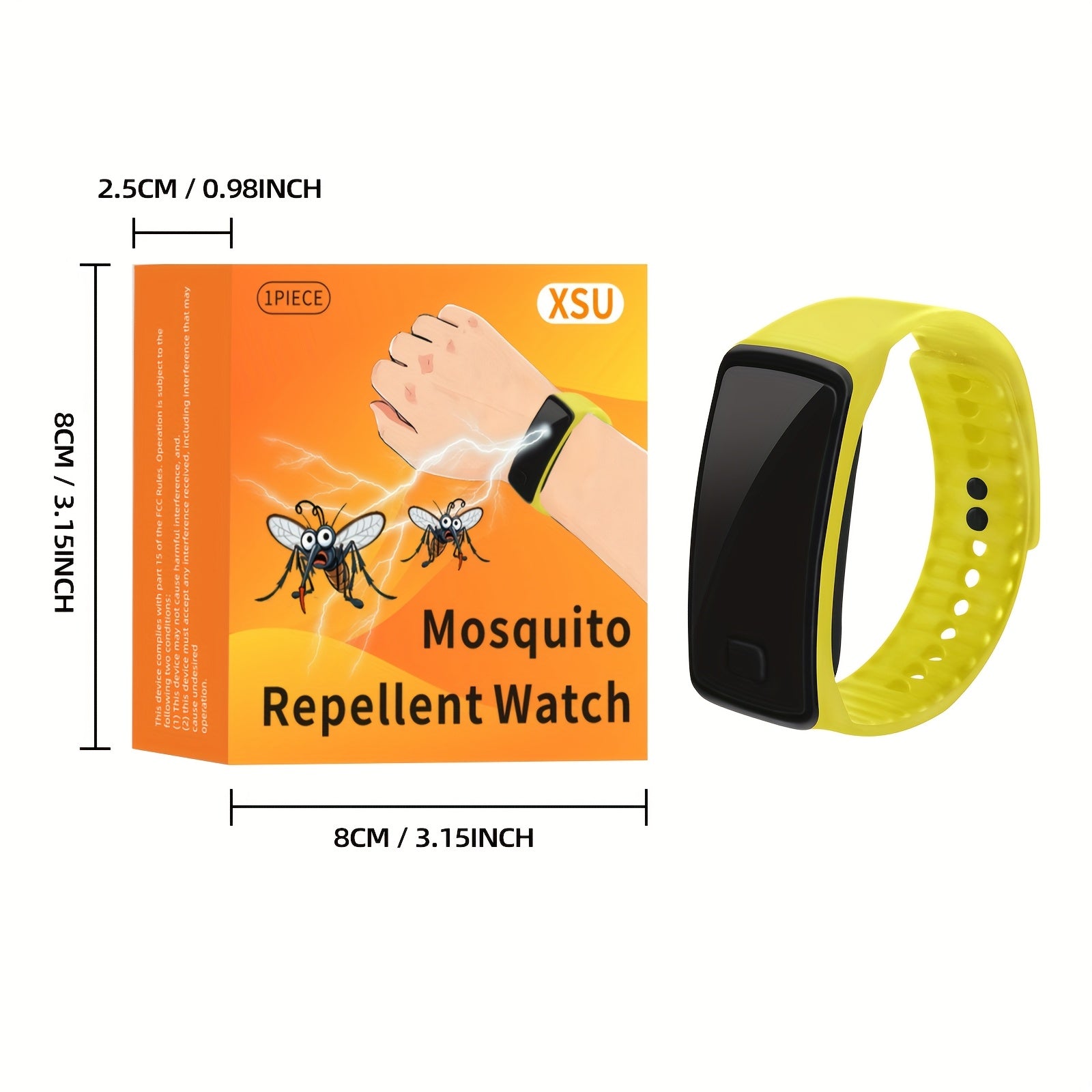 Mosquito Repellent Wristband Silicone Insect Protection Band for Men Women Outdoor