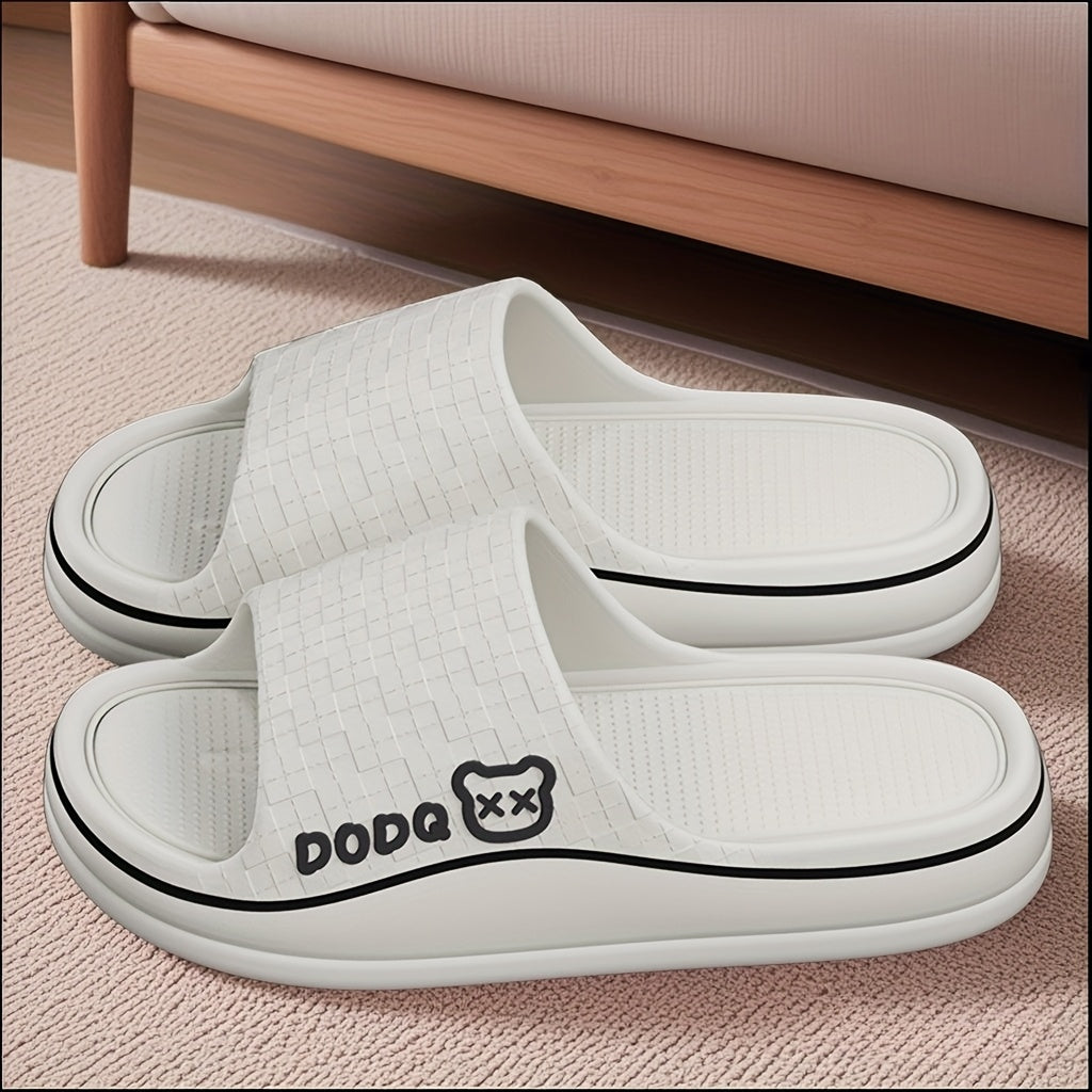 Ayollar uchun EVA slayd sandalki, sirpanmaydigan, nafas oladigan, ichki va tashqi foydalanish uchun tekis poyabzal