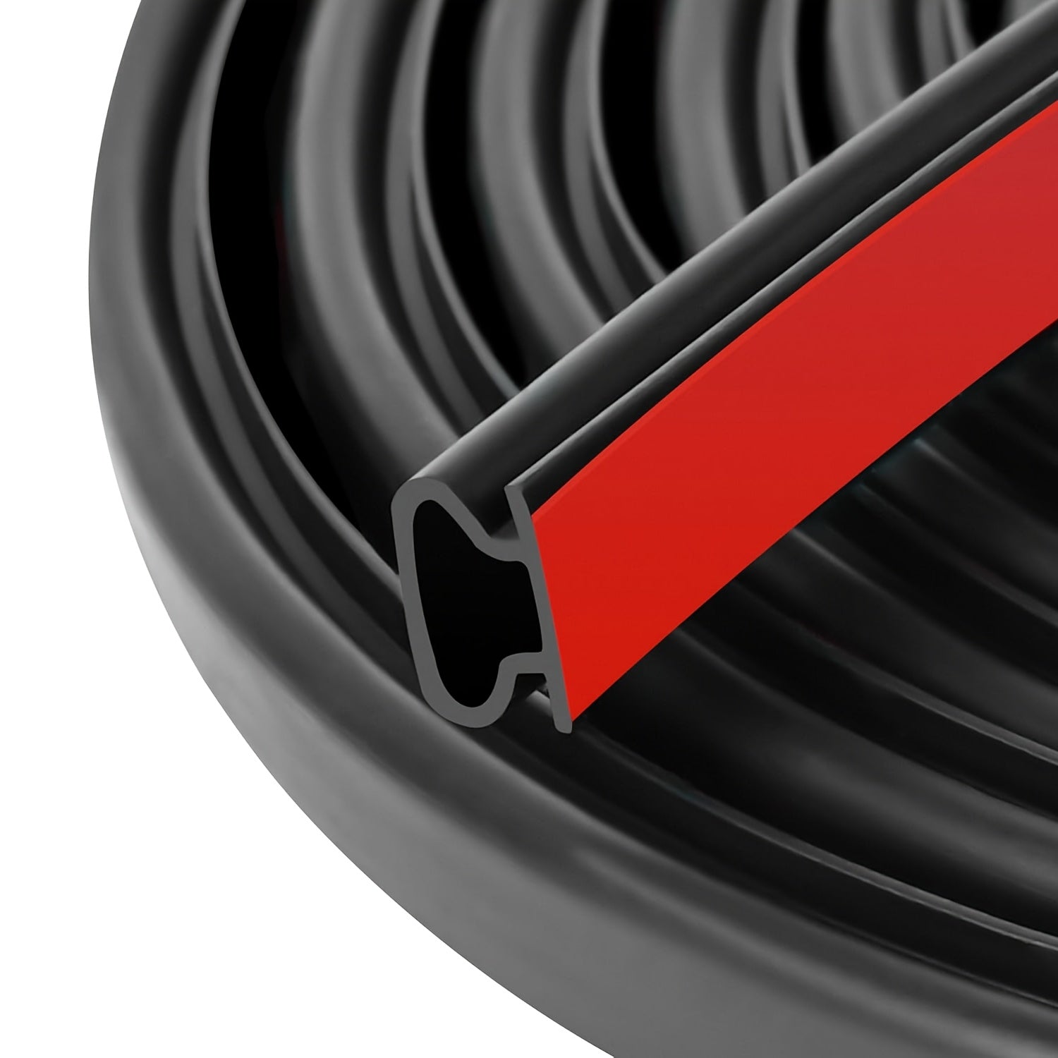 Multi-Use Rubber Door Seal Strip Weatherproof Soundproof Self-Adhesive Insulation