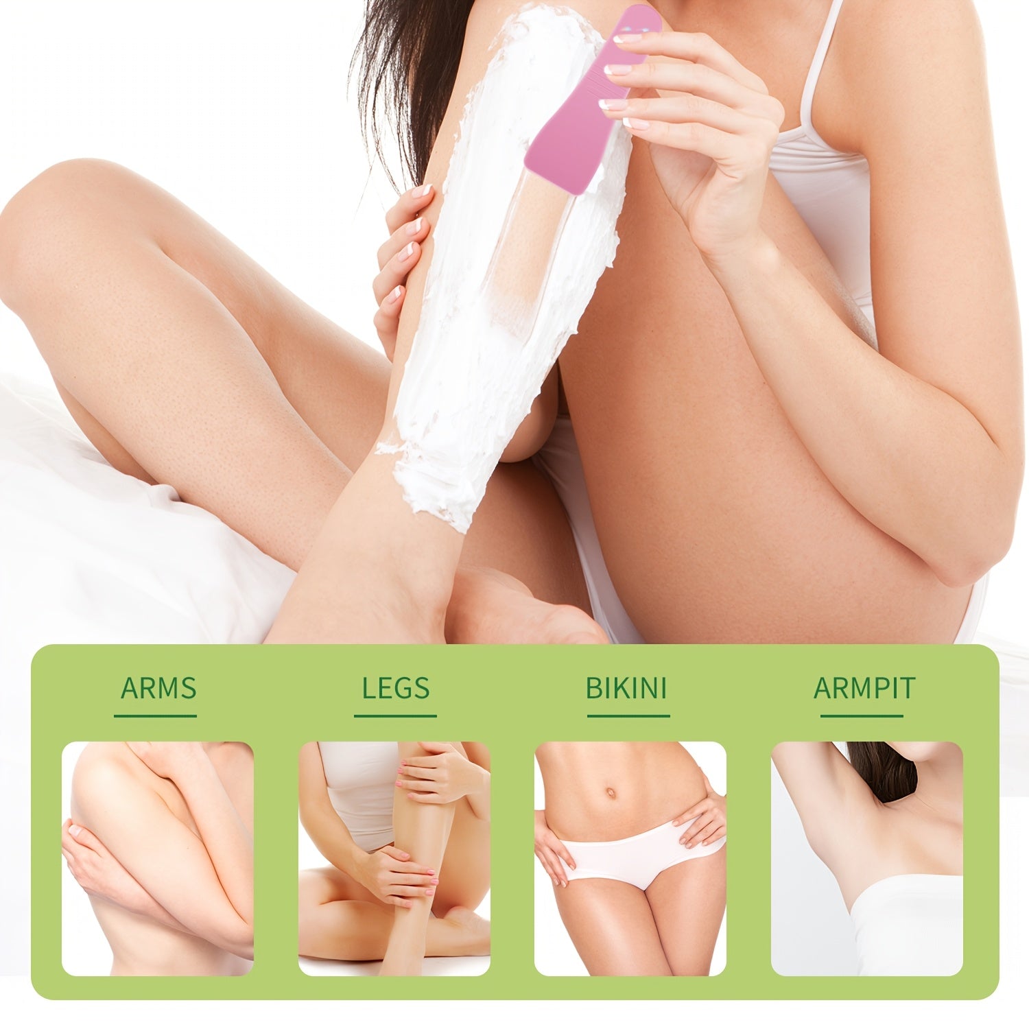 Women's Aloe Vera Hair Removal Cream 300ml with Scraper Moisturizing