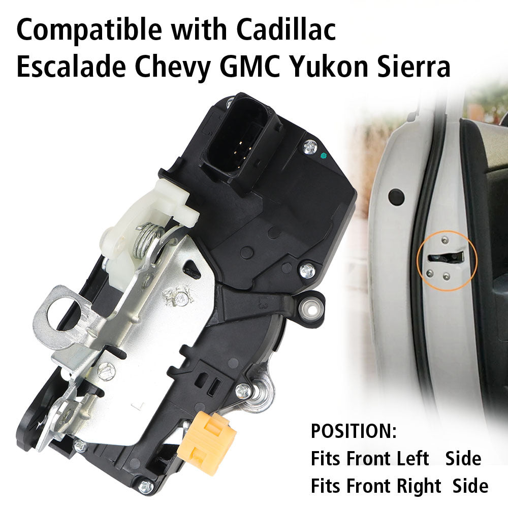 Front Left and Right Door Lock Actuator Mechanism for Vehicles