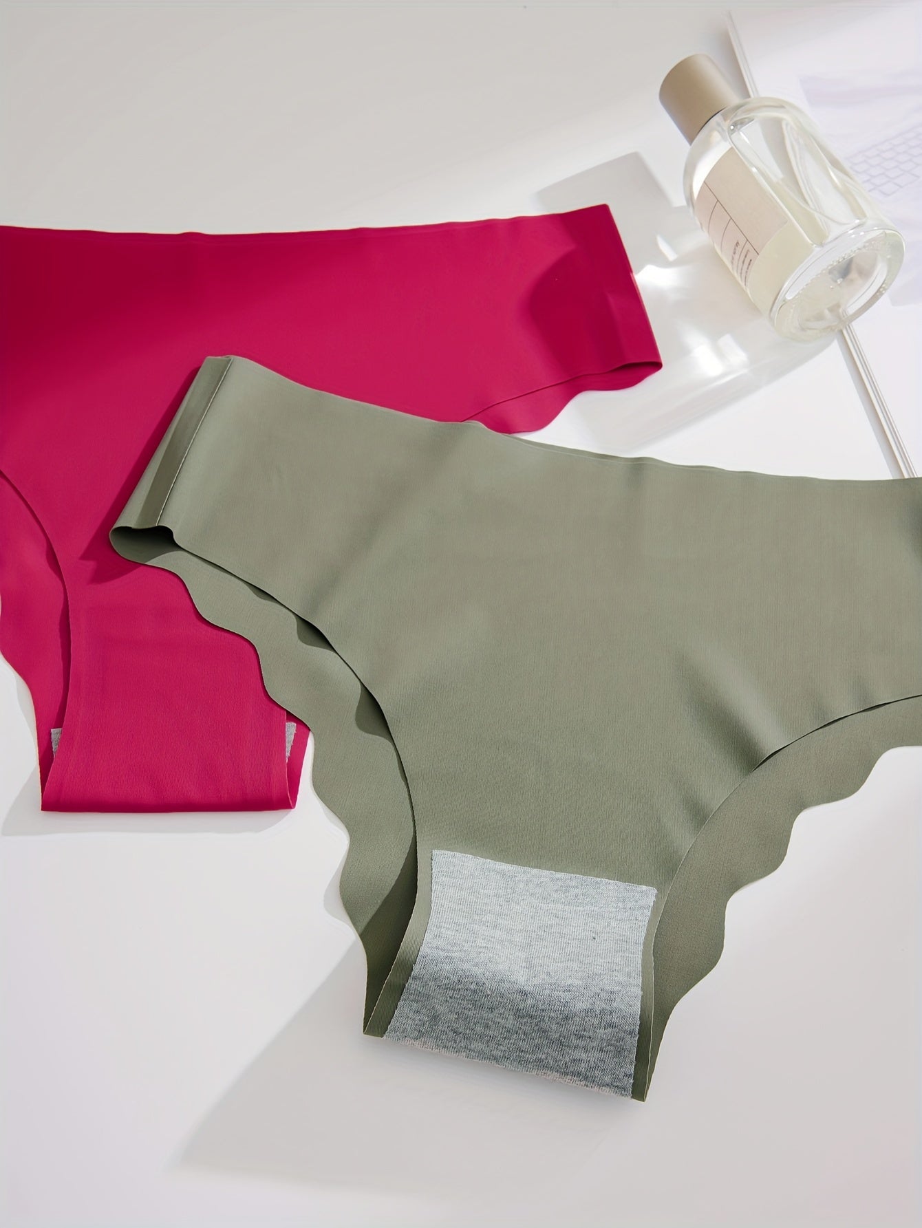 Women's Seamless Hipster Briefs 12 Pack Solid Color Low Waist Panties