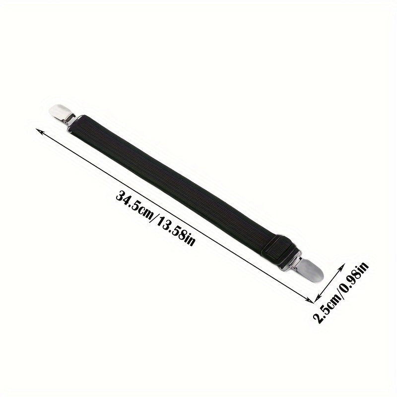 Juego de 2 clips ajustables para sábanas, hebillas antideslizantes para mantener las sábanas seguras