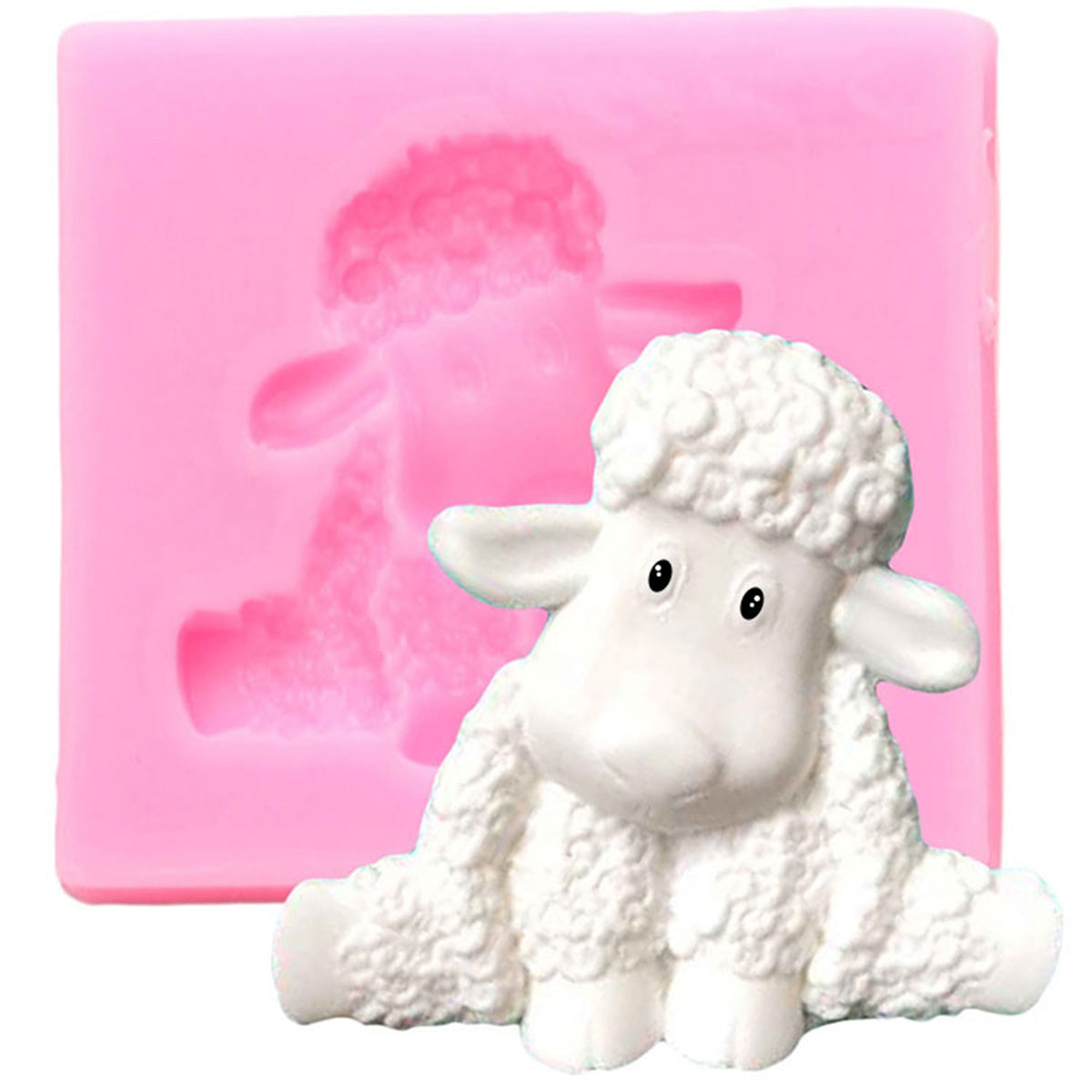 Silicone Sheep Cake Mold for Baking and Decorating, Food-Grade, Non-Stick
