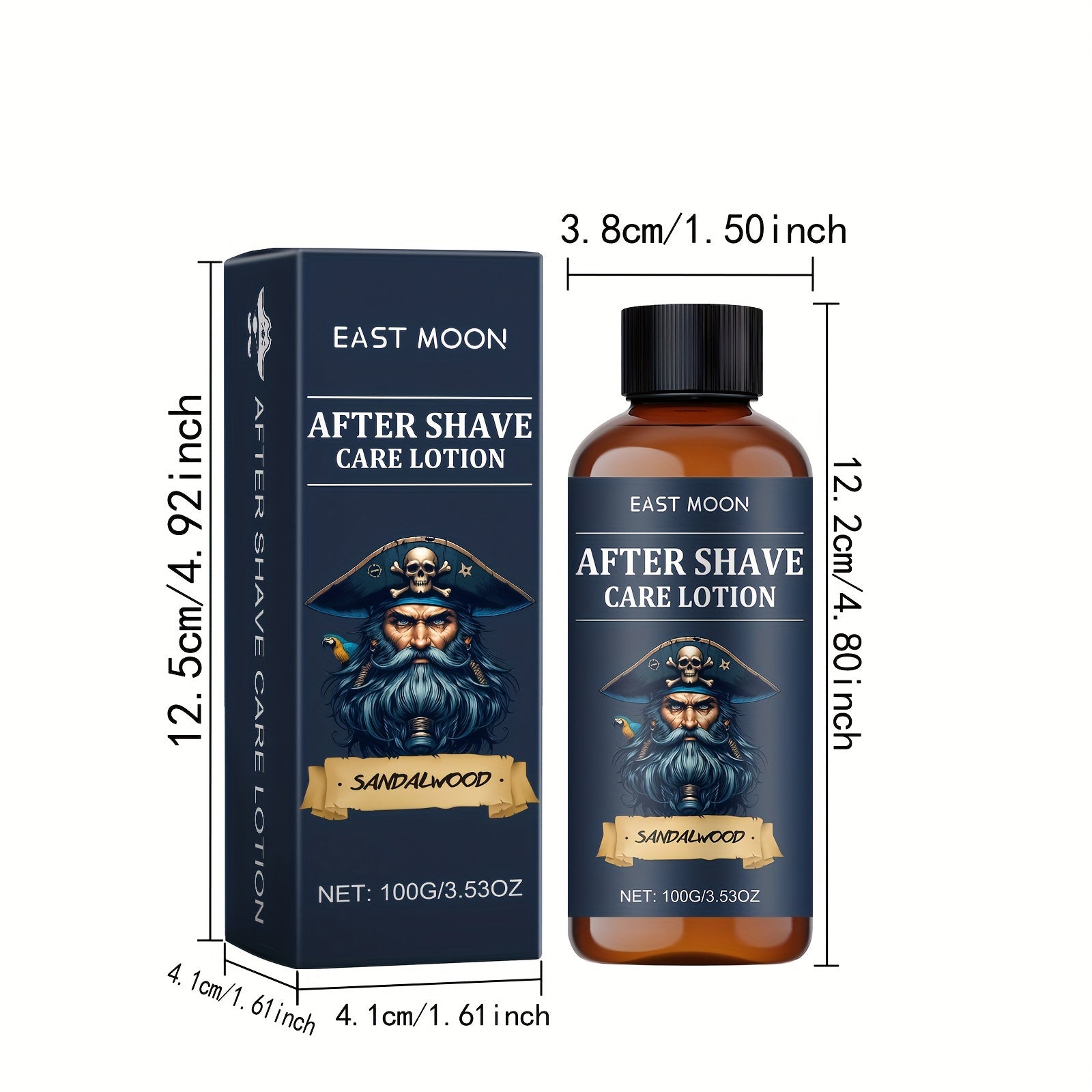 After Shave Lotion for Men Soothes Dry Skin and Redness with Sandalwood