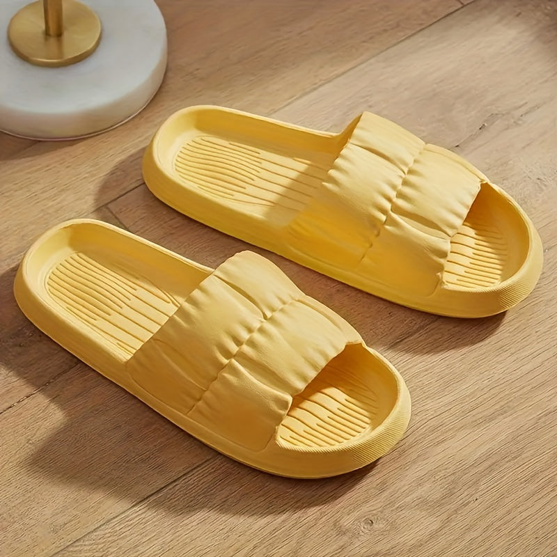 Uniseks ichki va tashqi uy poyabzali yumshoq va qulay hammom uchun slaydlari