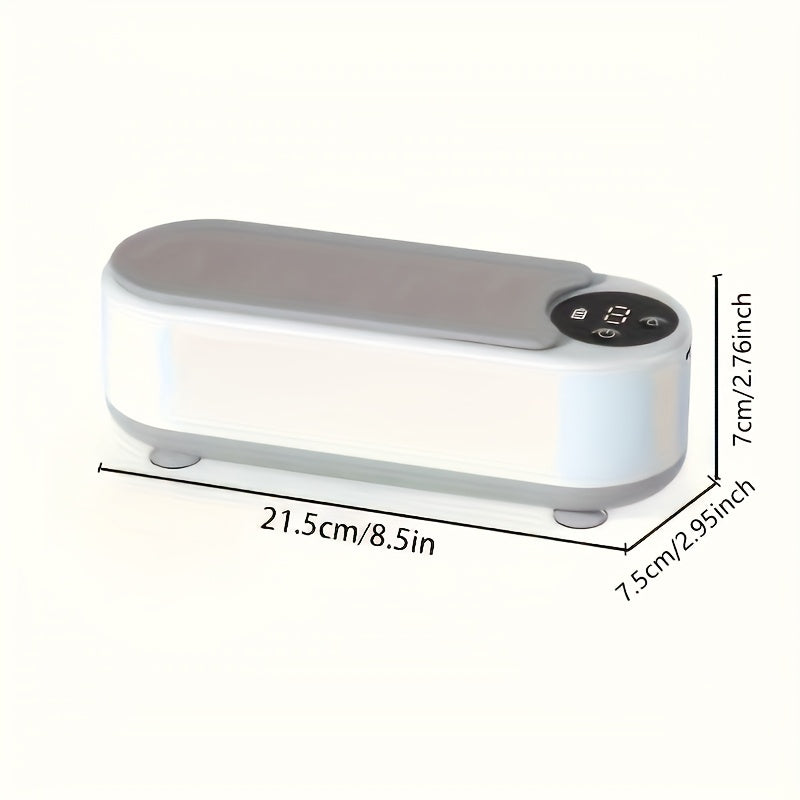Jewelry and Glasses Cleaner with 360° Deep Cleaning Vibration Rechargeable USB Powered