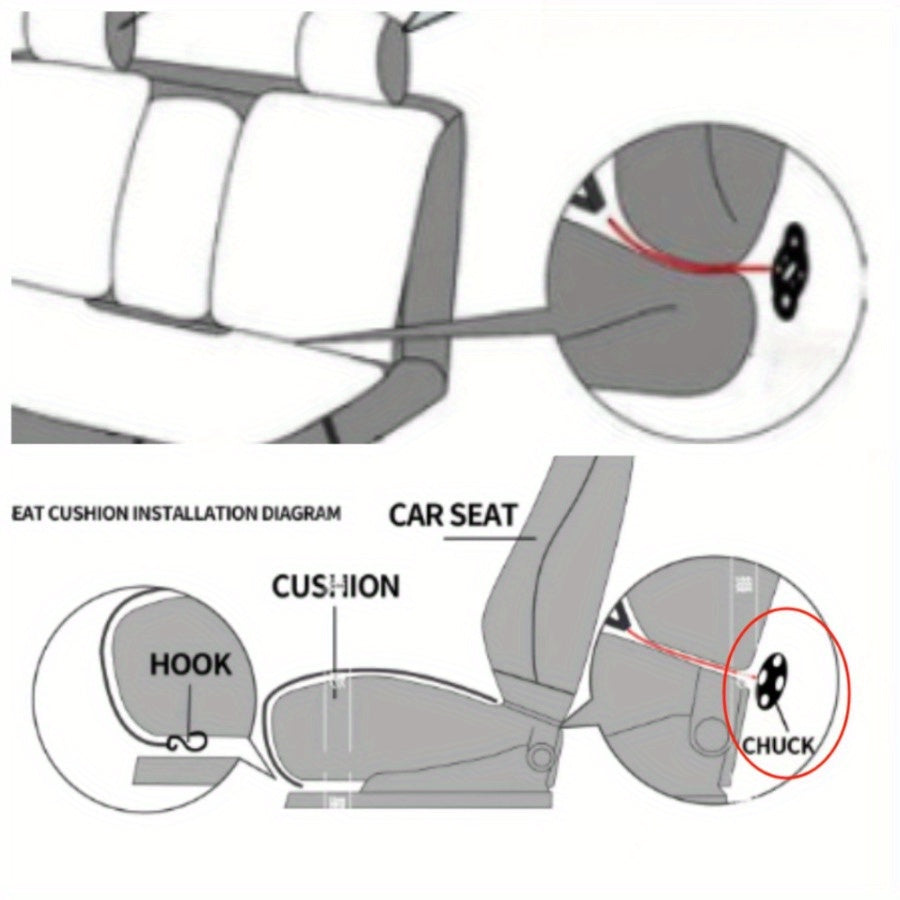 Car Seat Cover Full Coverage Breathable Anti-Wear Stain-Resistant Protector