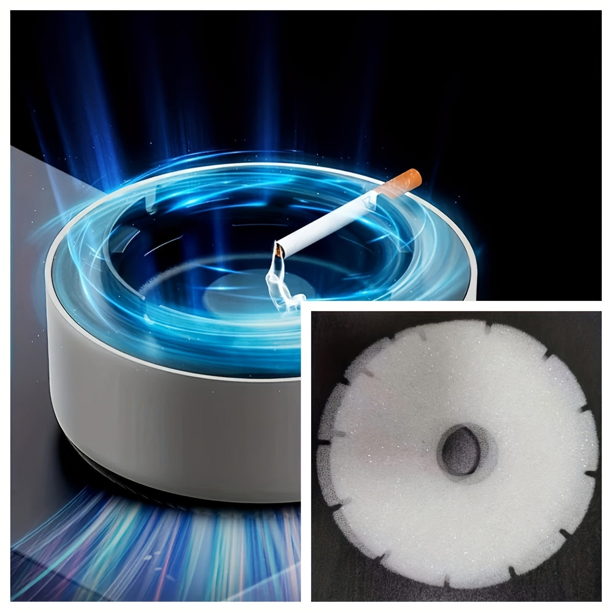 Ayrim aylana aqlli tutqich uchun havoni tozalash uchun almashtirish yostiqlari