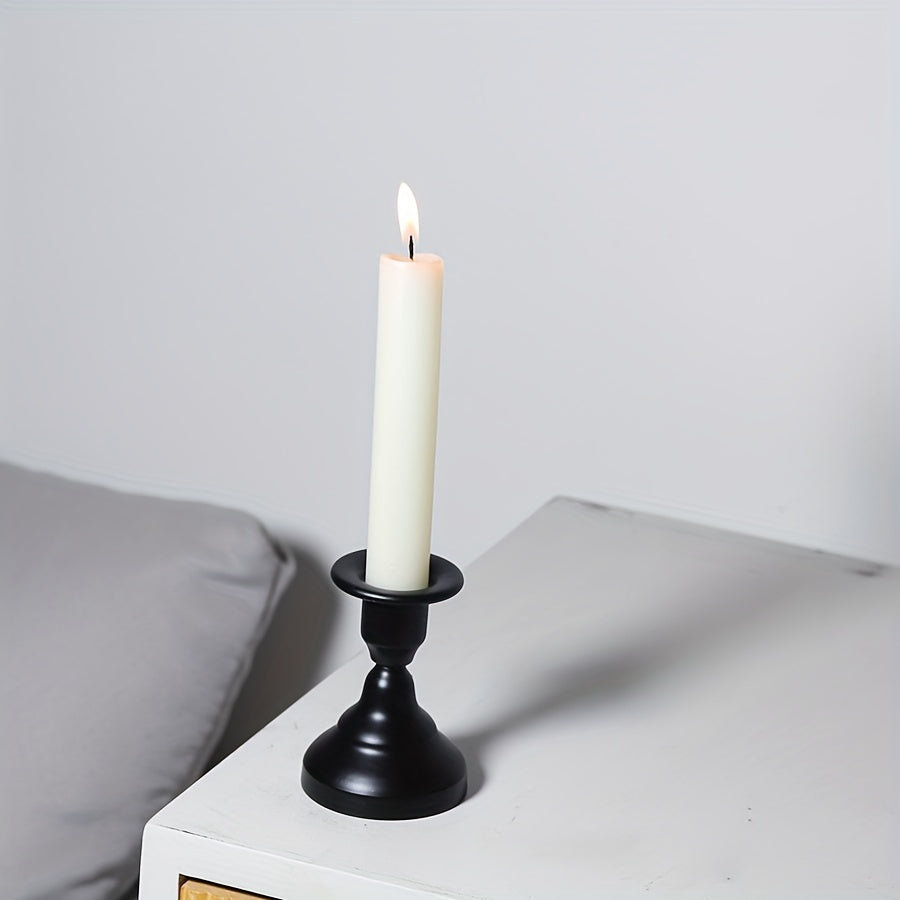 Metal Candle Holder for Romantic Dinners and Home Decor