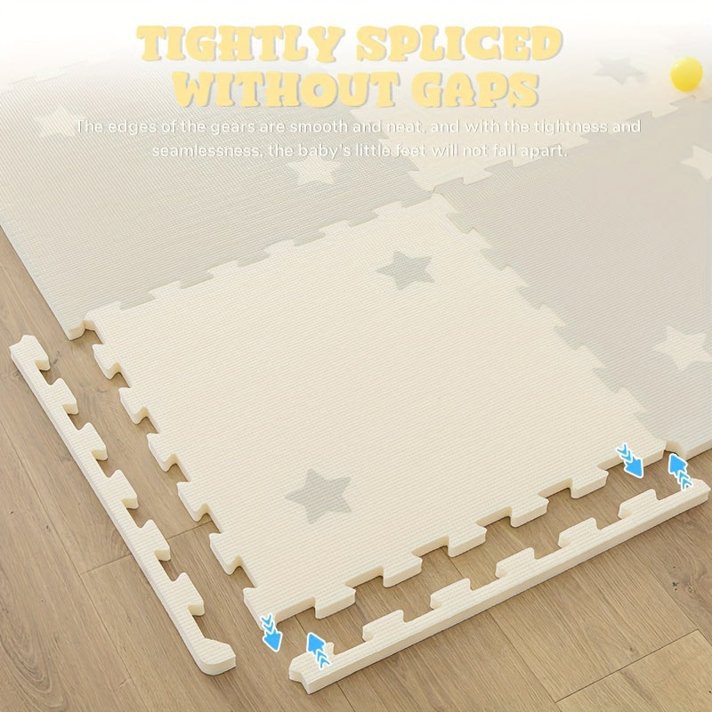 Set of 9 EVA Foam Interlocking Play Mats Puzzle Exercise Floor Tiles for All Ages
