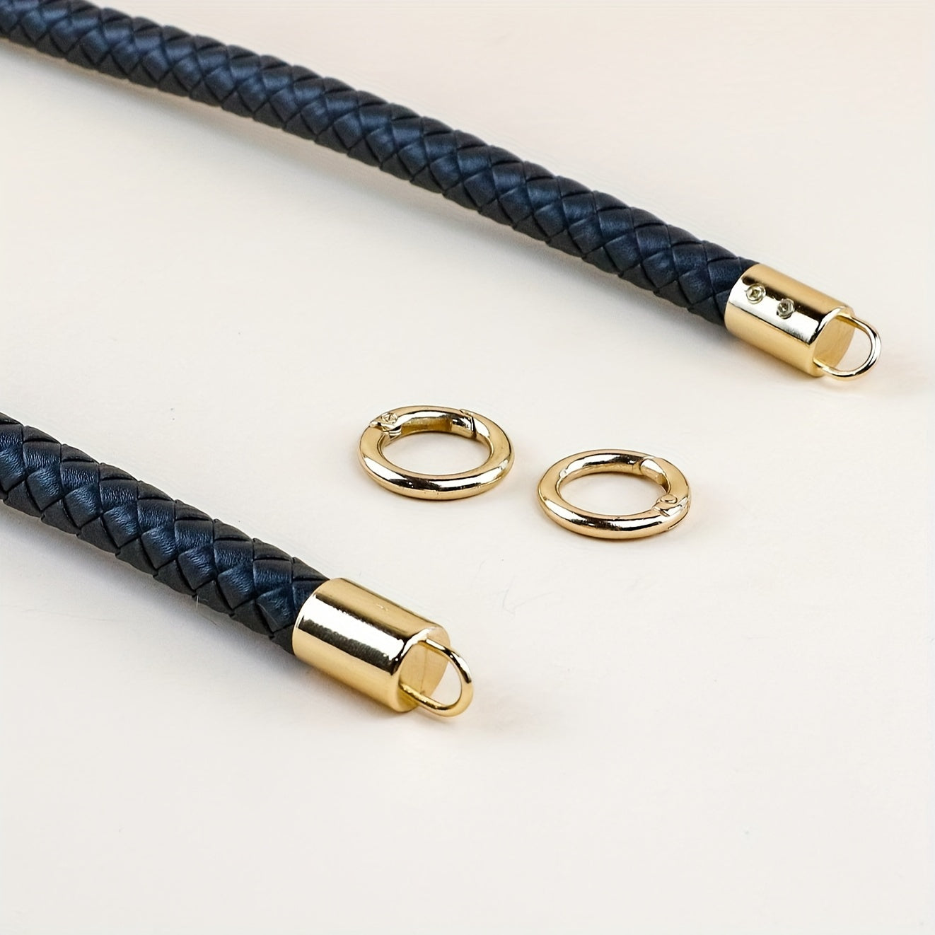 Luxury Women's PU Leather Woven Handbag with Detachable Shoulder Strap