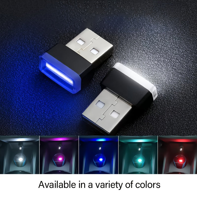 Car Interior Acrylic Color Contrast USB Atmosphere Night Light Decorative Light