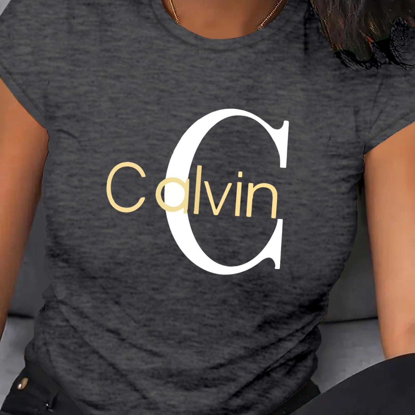 Women's Loose Fit Plus Size T-Shirt Soft Breathable Polyester Casual Top Multiple Colors