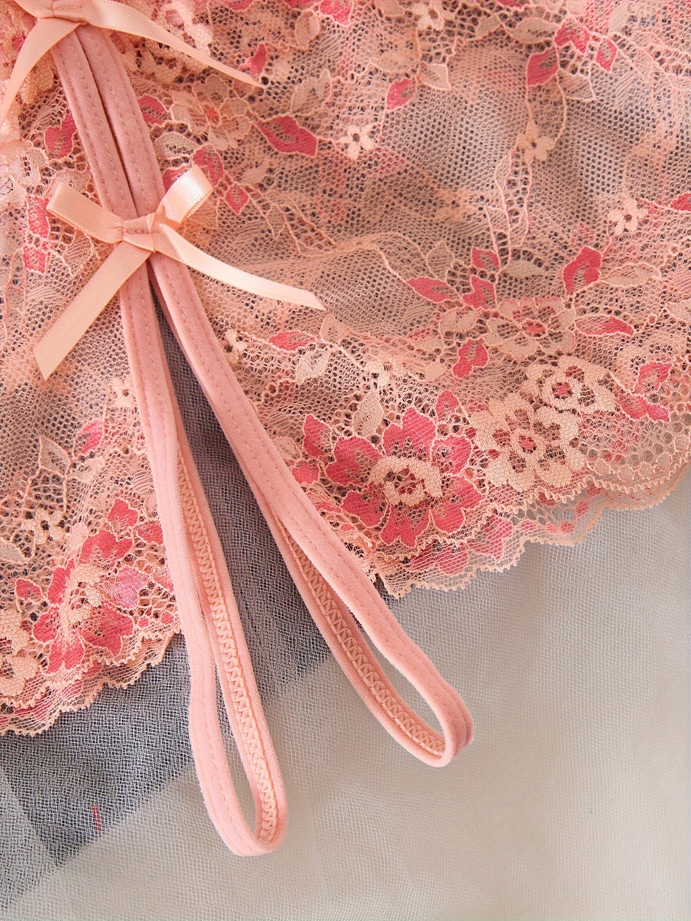 Women's Seductive Lace Lingerie Set with Adjustable Straps