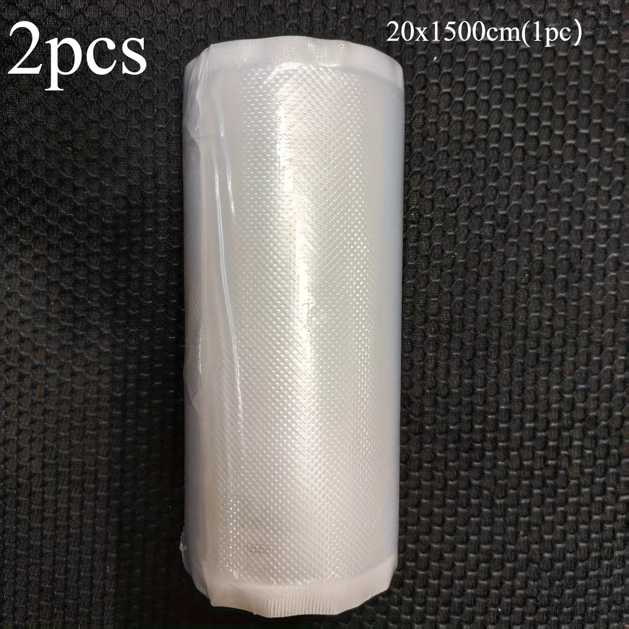 2 Rolls Food Packaging Bags Vacuum Sealer for Fish Meat Fruits Vegetables