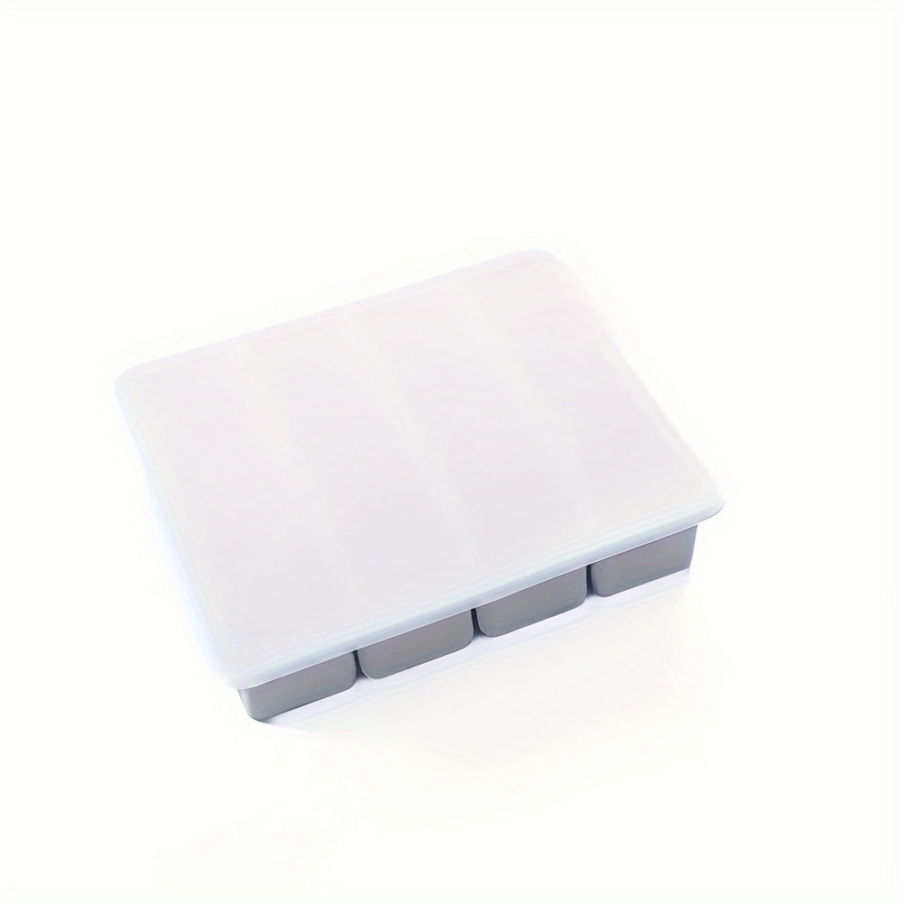 Unisex Silicone Ice Cube Mold Tray BPA Free Easy Release Kitchen Accessories