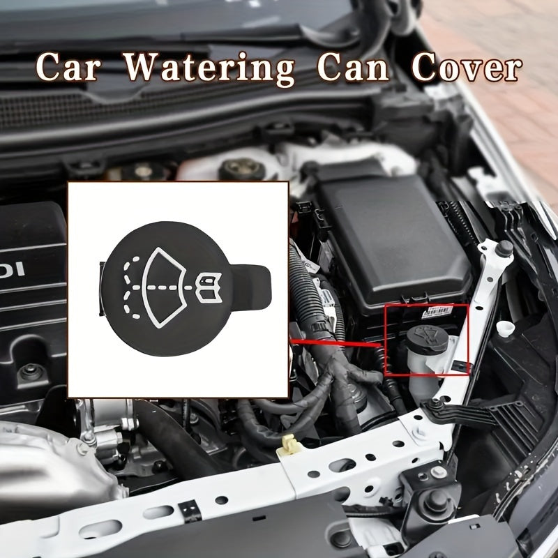 Universal Black Plastic Washer Fluid Reservoir Cap Replacement for Cars