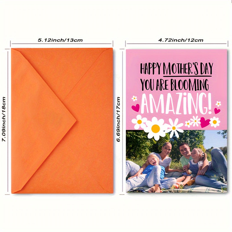 Qo'lda tayyorlangan Vintage-ilhomlangan Ona kuni kartasi - Jozibali, g'alati va shaxsiylashtirilgan, Tug'ilgan kunlar va maxsus lahzalarni nishonlash uchun ideal