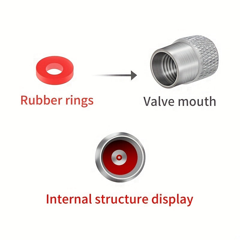 Juego de 4 tapas de válvula de neumático de metal para coche con diseño de ciervo