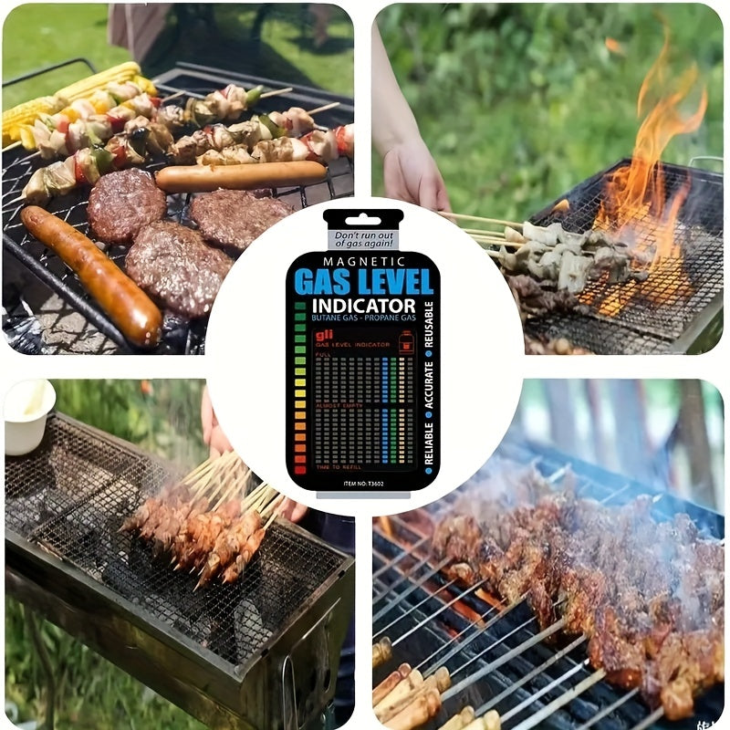 Magnetic Gas Level Indicator for Propane and Butane LPG Cylinders Temperature Stick for RVs and Trailers