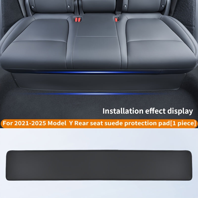 Rear Seat Protectant Pad for Model Y PU Leather Anti-Wear Cover Set