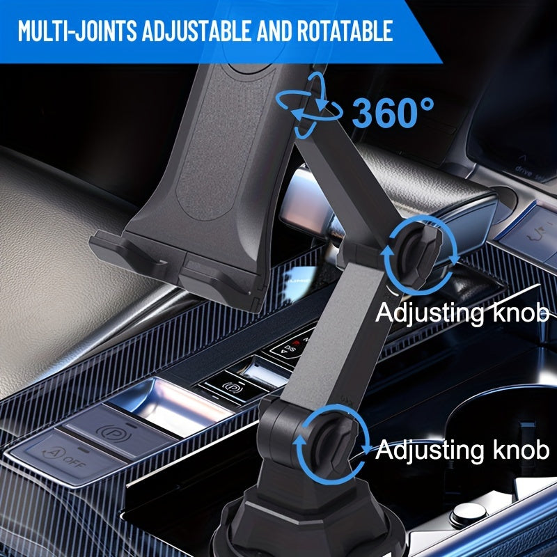 Avtomobil planshet va telefon uchun moslashuvchan asos 10 dan 13 dyuymgacha bo'lgan