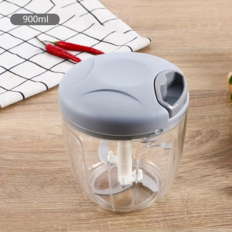 Multipurpose Garlic Masher and Vegetable Cutter Stainless Steel Blades 500ml