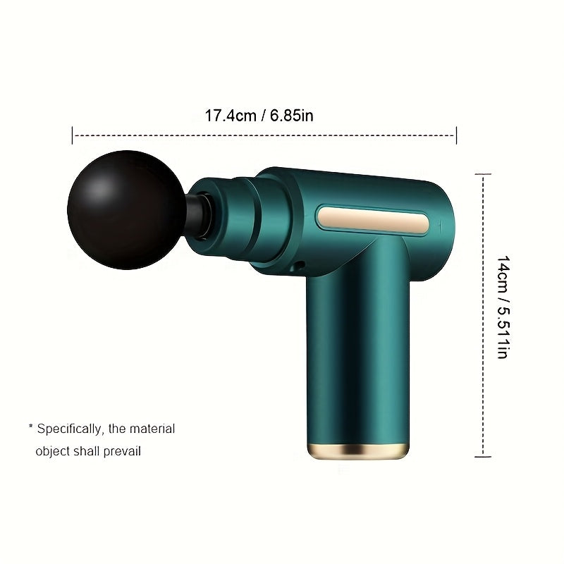 Yangi yangilangan mini massaj quroli orqa va bo'yin mushaklarini bo'shashtirish uchun, zamonaviy va ko'chma dizayn.