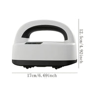 Quyoshda zaryadlanadigan to'liq tanali massajer, jim ABS material, ko'p burchakli qorin roliki, USB zaryadlash va uyda foydalanish uchun.