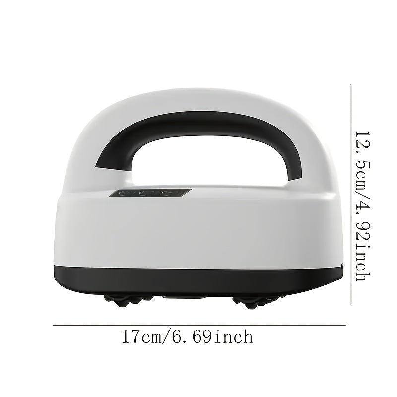 Quyoshda zaryadlanadigan to'liq tanali massajer, jim ABS material, ko'p burchakli qorin roliki, USB zaryadlash va uyda foydalanish uchun.